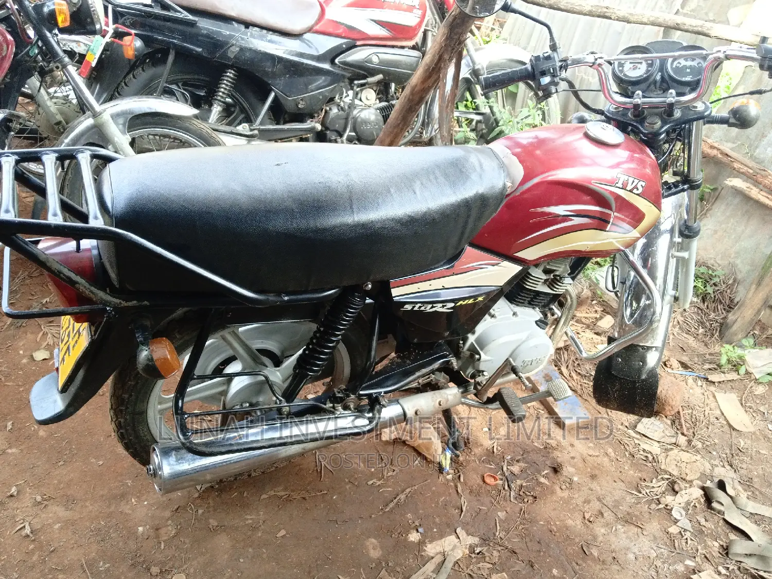 TVS XL 100 2021 Red