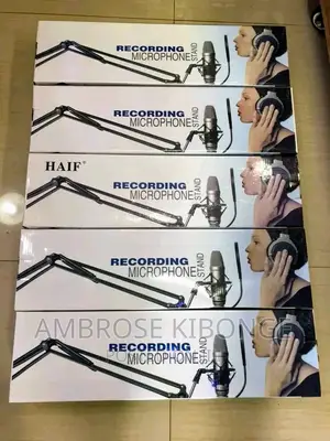 Adjustable Metallic Professional Recording Microphone Stand.