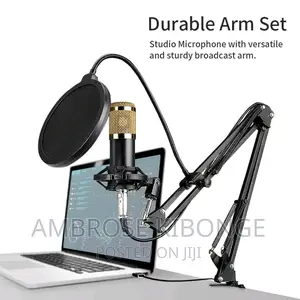 Adjustable Metallic Professional Recording Microphone Stand.