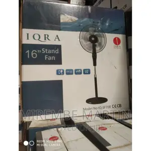 Iqra 16′′ Stand Fan,50W Copper Motor,5 Blades (IQ-SF708)