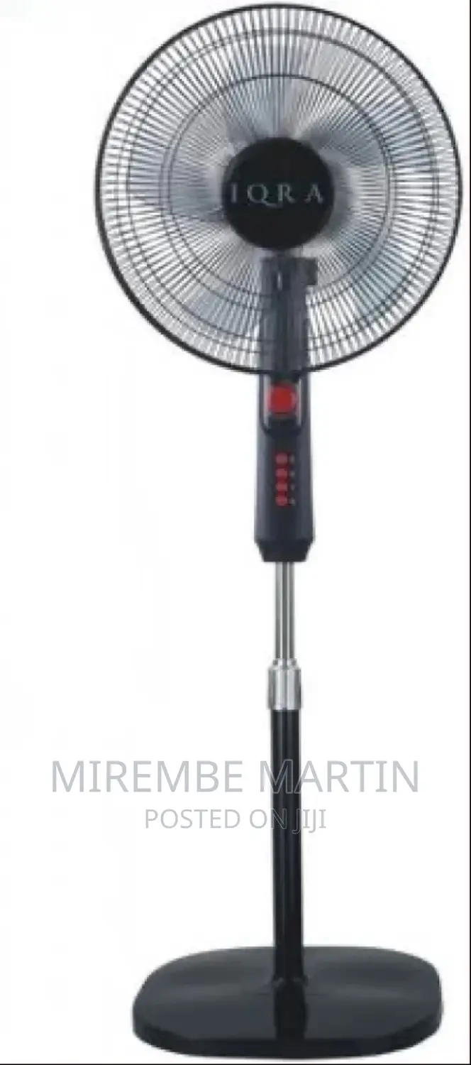 Iqra 16′′ Stand Fan ,5 Blades,Copper Motor (IQ-SF709