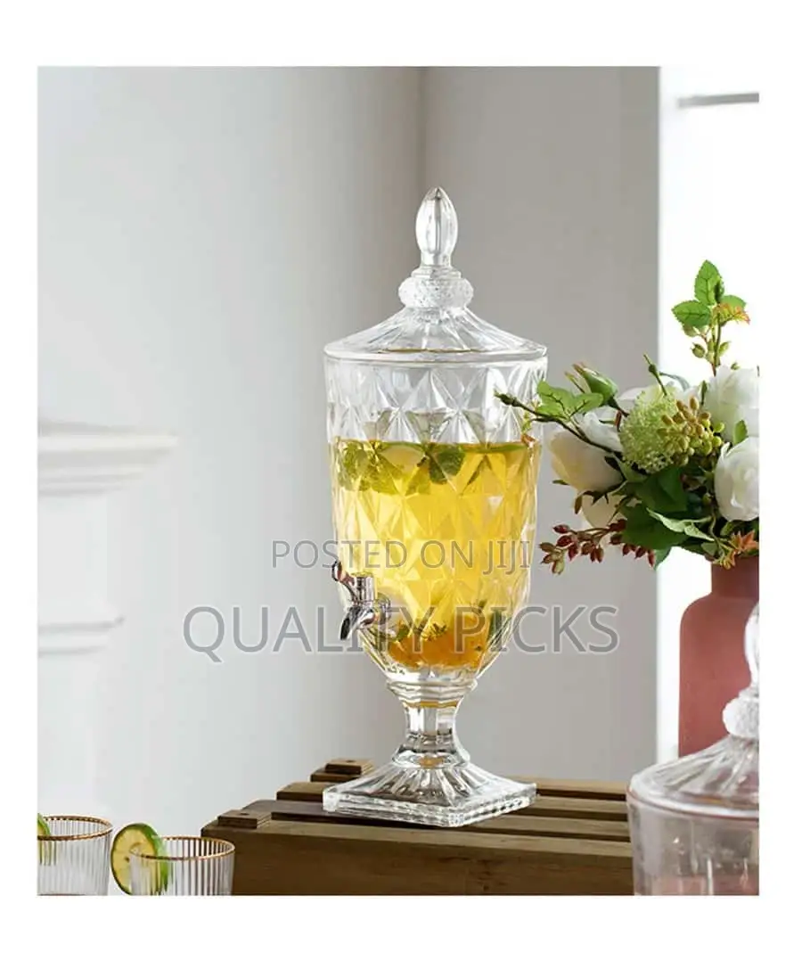 Glass Jar Juice Dispenser