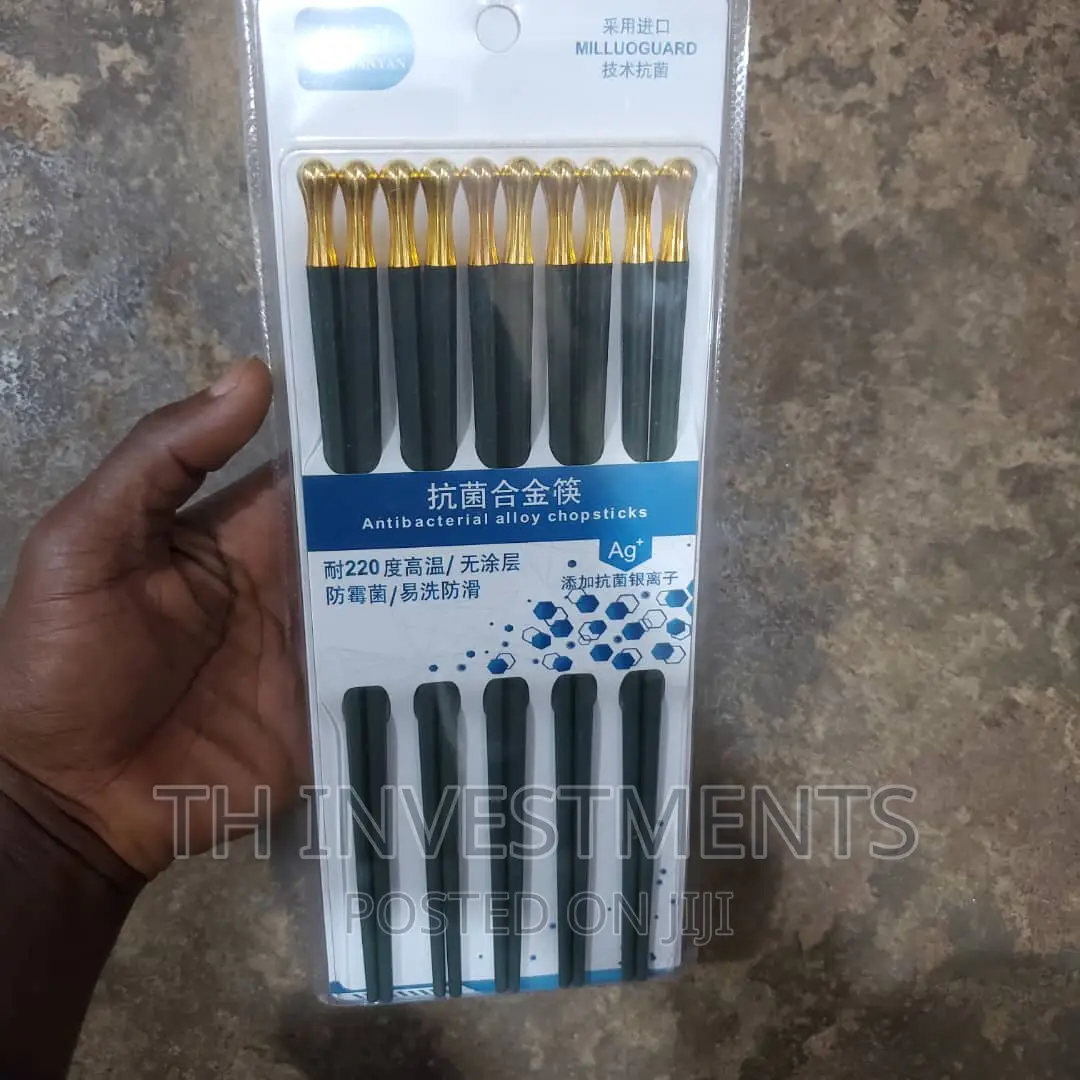 Anti Bacterial Alloy Chop Sticks (10pieces).