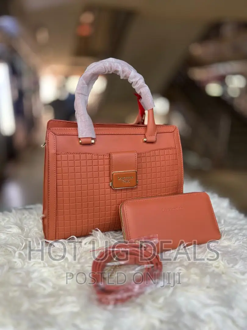 2 in 1 Ladies Classic Handbag - Multicolor