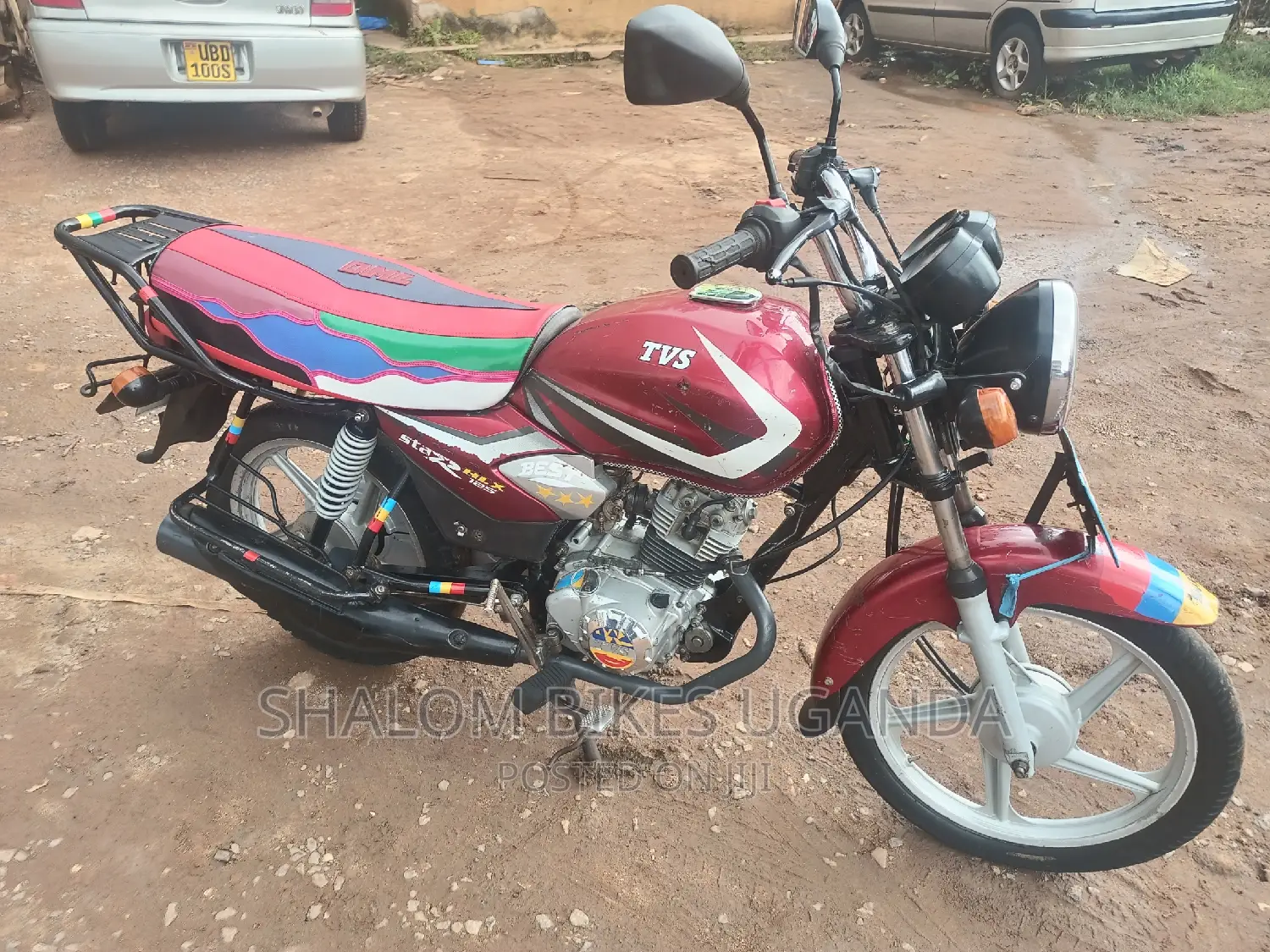 TVS HLX 125 2023 Red