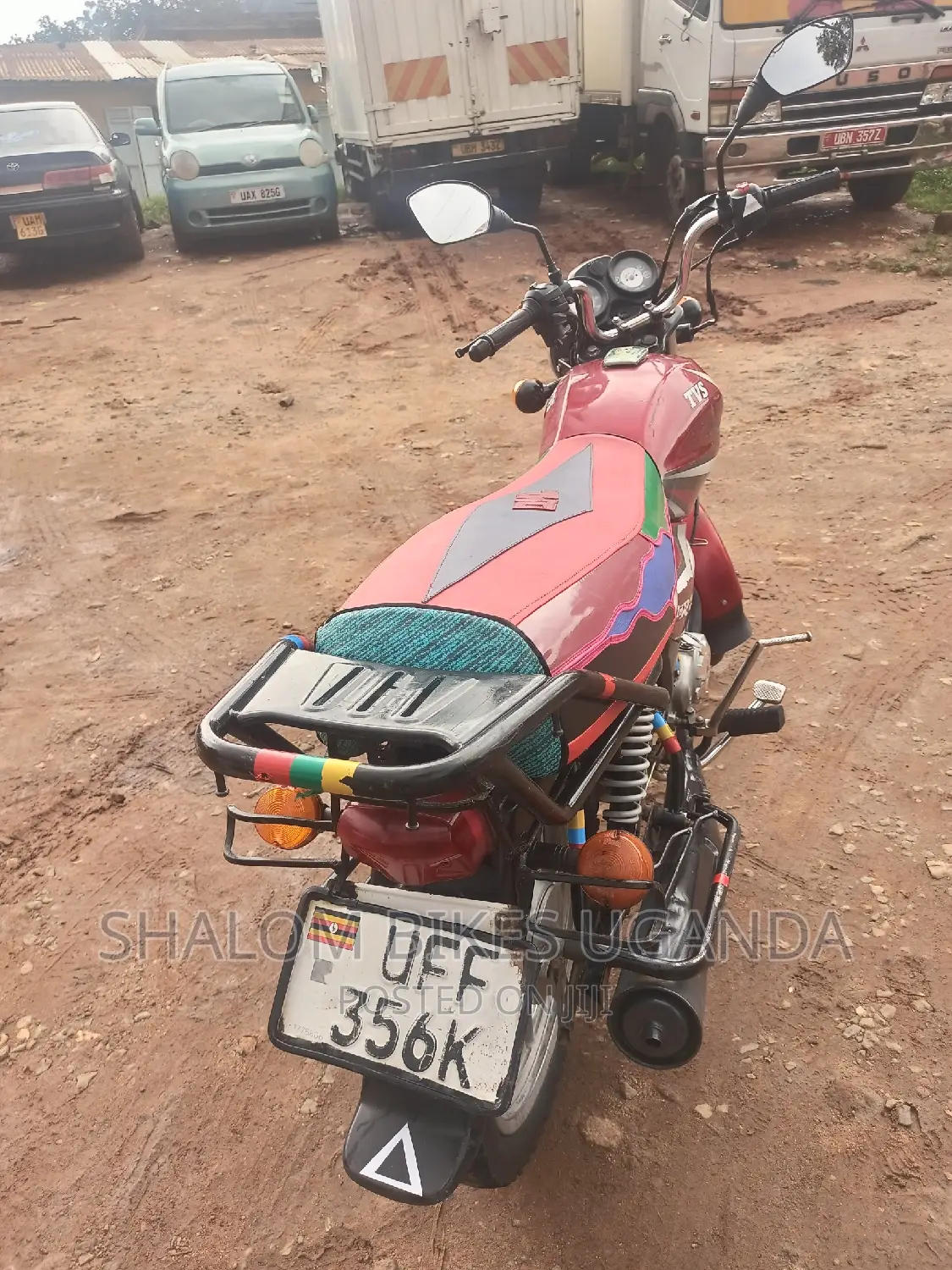 TVS HLX 125 2023 Red