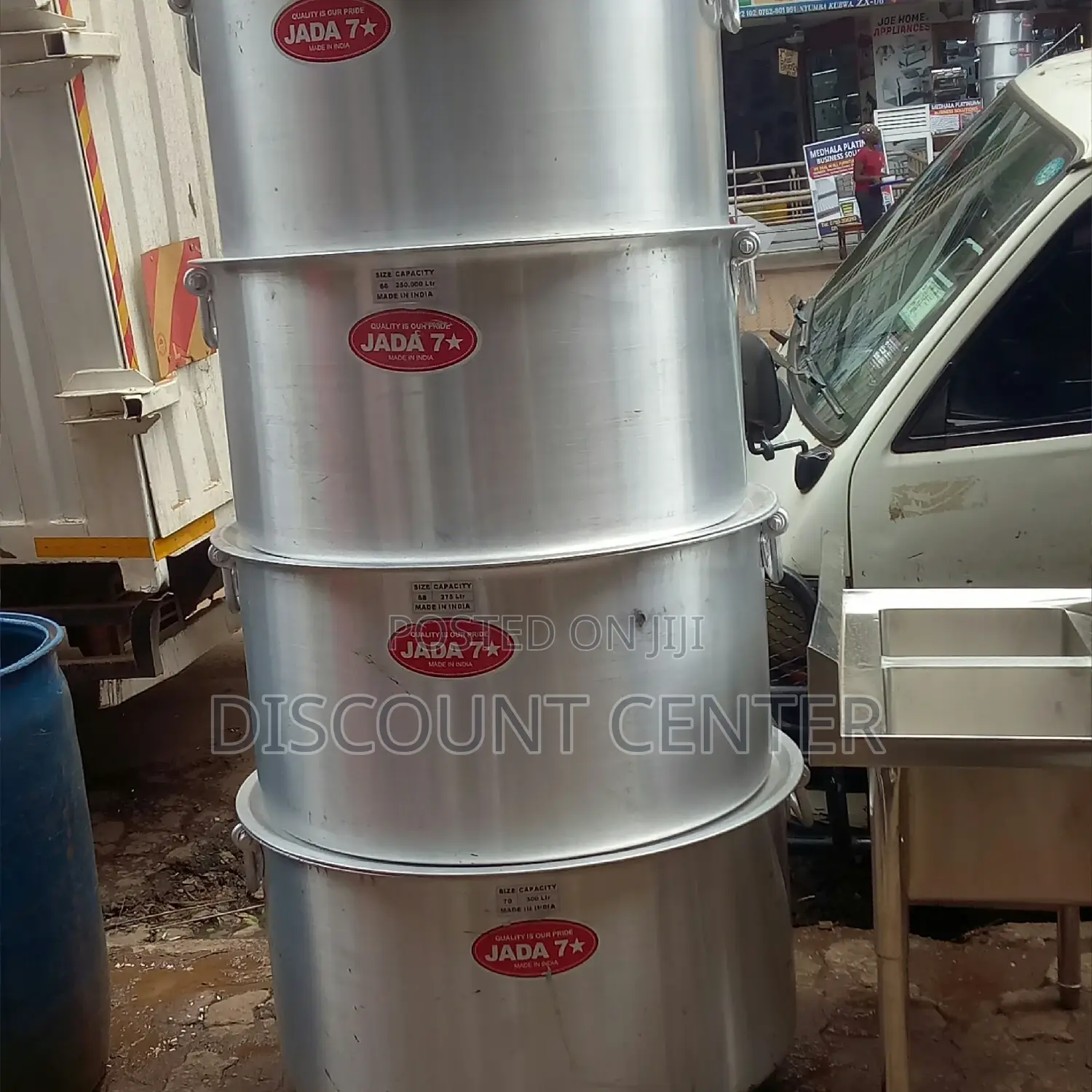 Saucepans Big Size 300l 275l 250liters