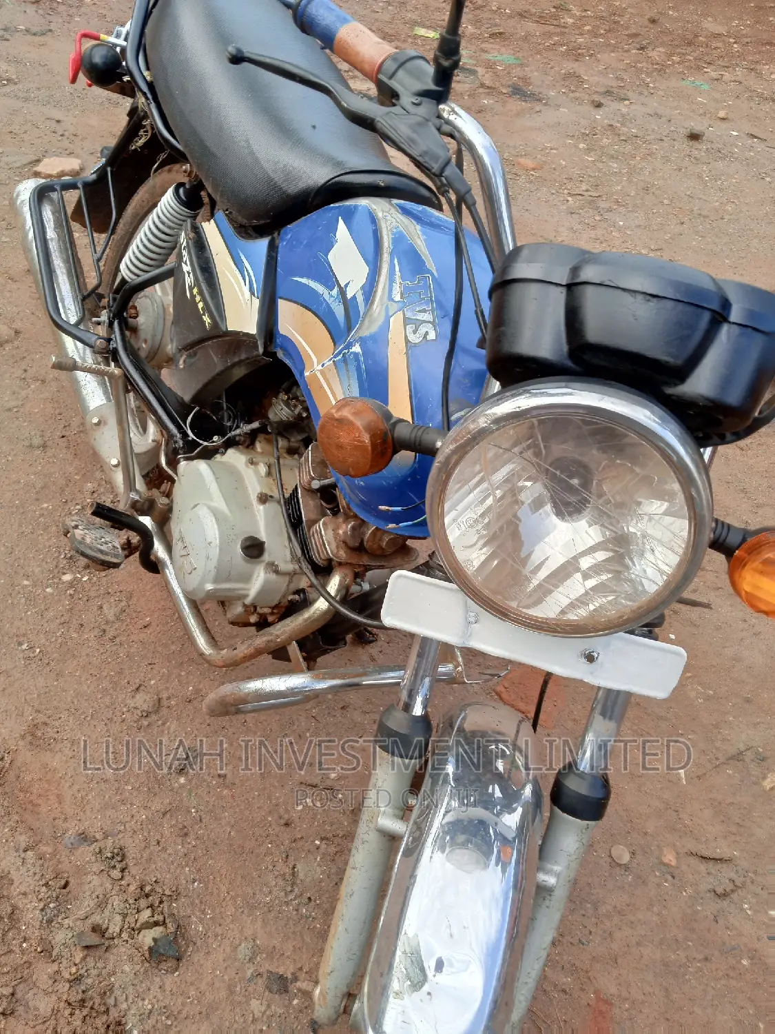TVS XL 100 2021 Blue