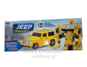 2 in 1 Jeep / Robot Vehicle Transformation Toy for Kids
