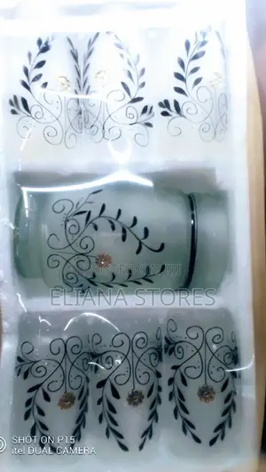Elegant Black Water Set