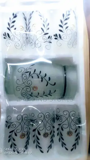Elegant Black Water Set