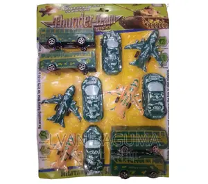 Military Vehicles Play Set Toys for Kids - 12 Toys in a Pack