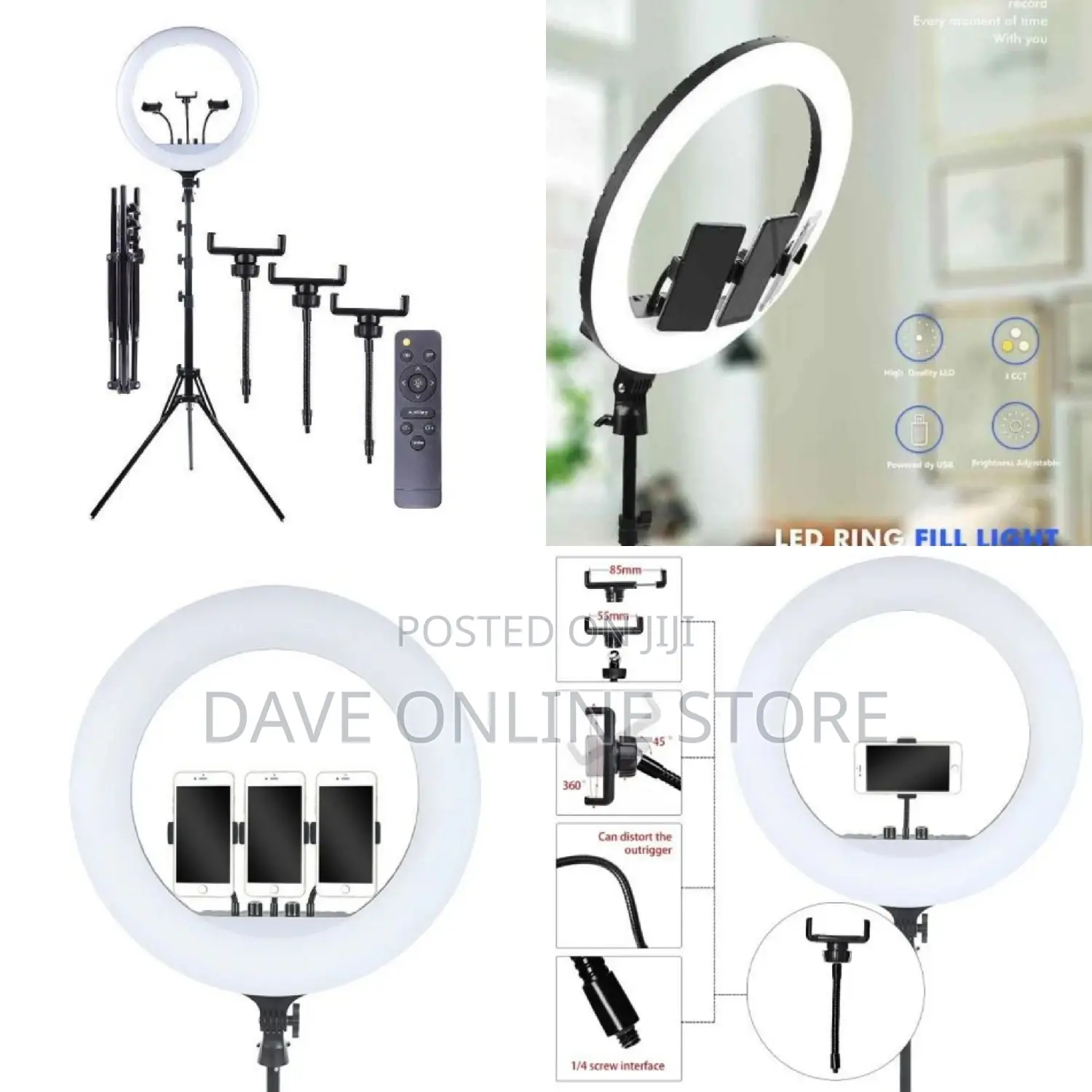 Rl-14 Inch Lighting Led Ring Led Soft Ring Light With Tripod