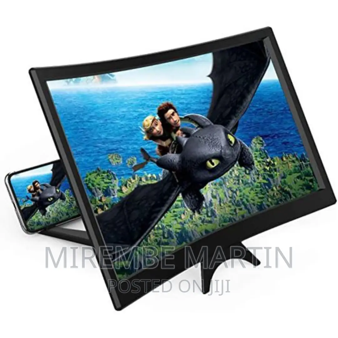 Curved Magnifier for Cell Phone -3d HD Magnifing Projector