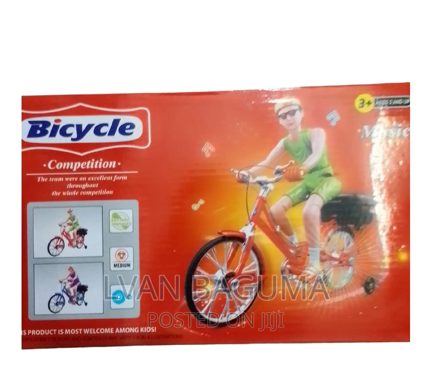 Kids Bicycle Toy - Battery Powered