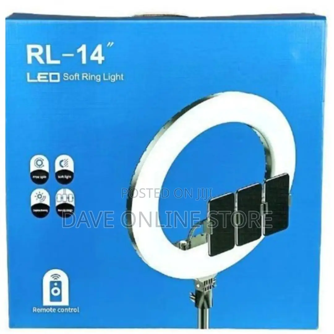 Ring Light 14 Inch Black