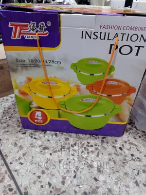 4pcs Set Insulation Pot / Serving Dish Set