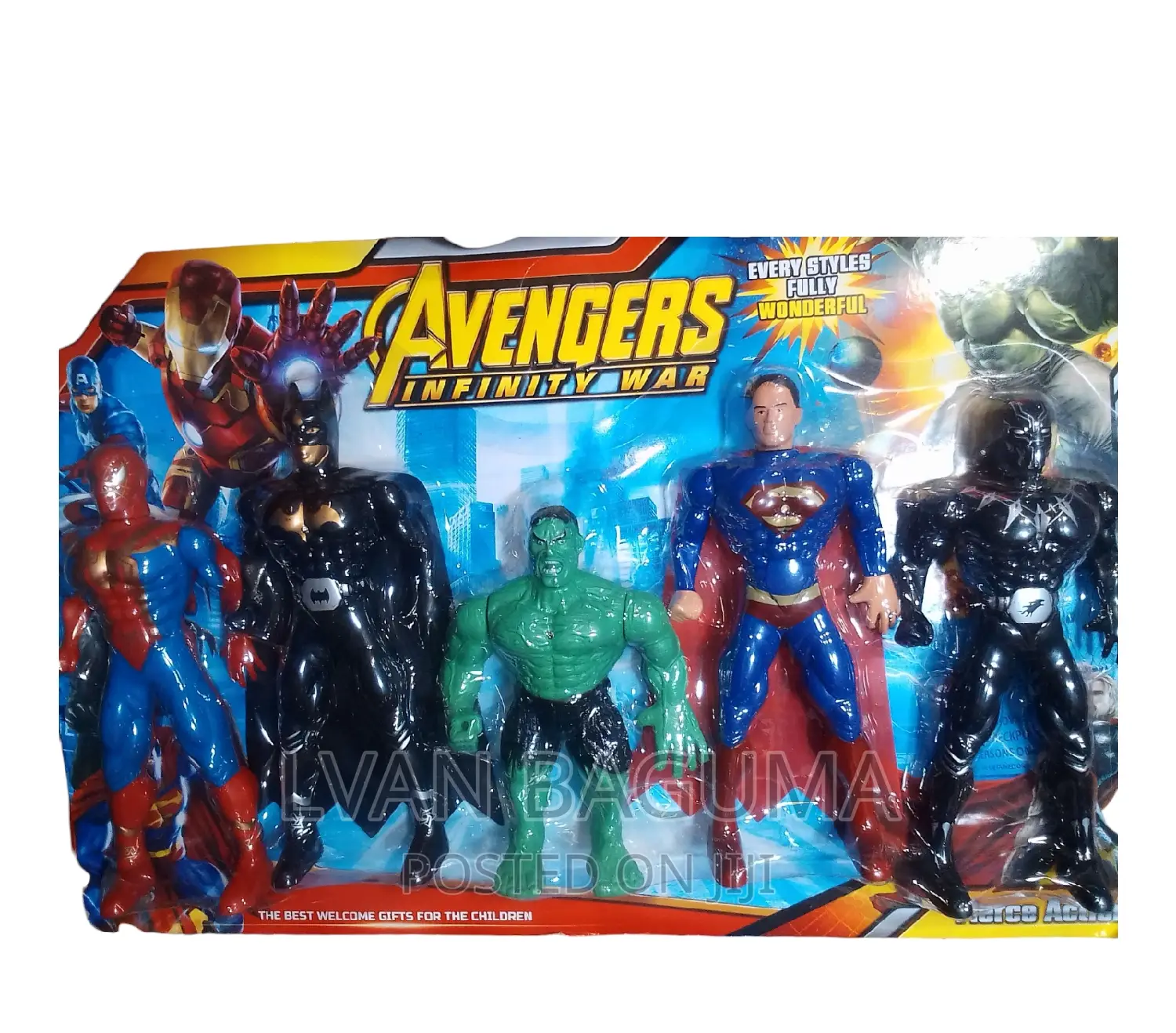 Avengers Superheroes Toy for Kids - 5 in a Set