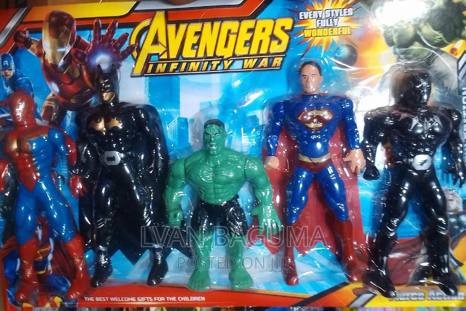 Avengers Superheroes Toy for Kids - 5 in a Set