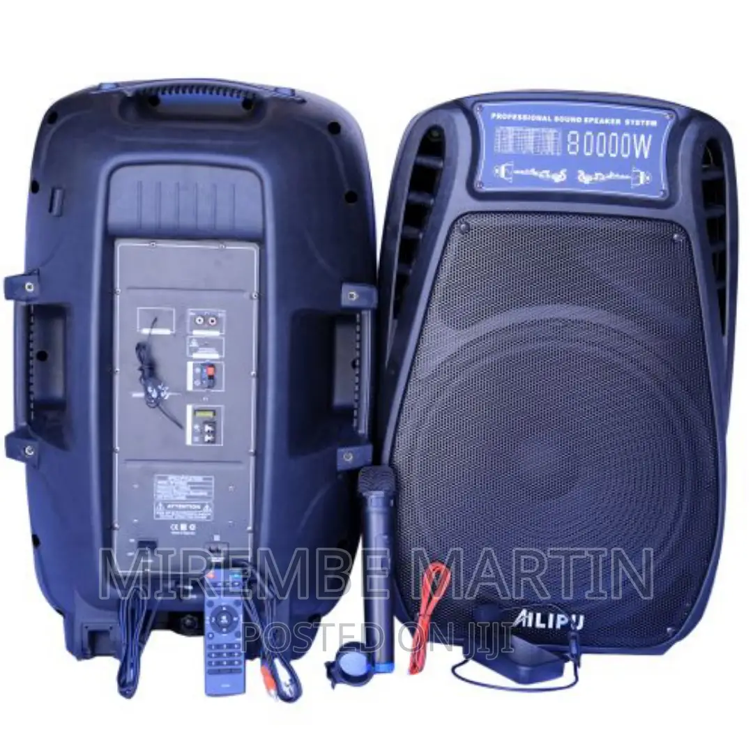 AILIPU Dual 15′′ Amplified Public Address Speaker –
