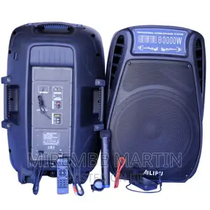Photo - AILIPU Dual 15′′ Amplified Public Address Speaker –