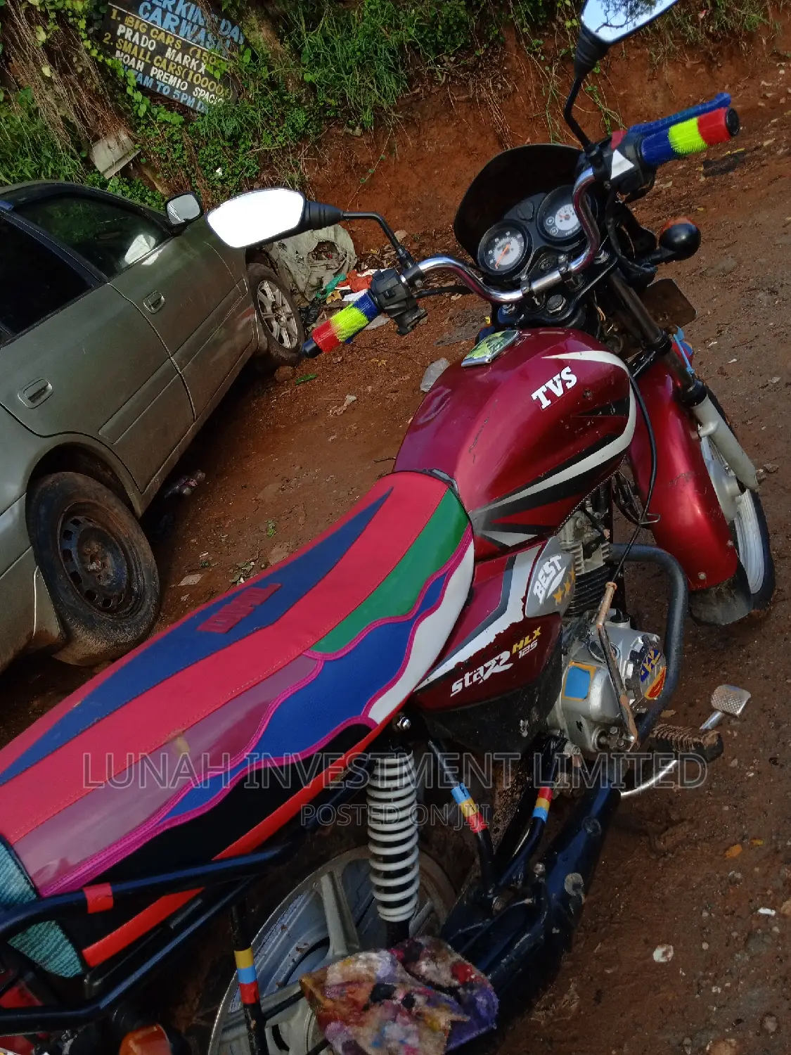 TVS HLX 125 2023 Red