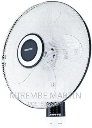Geepas GF9479 16-Inch 3 Speed Wall Fan With Remote –