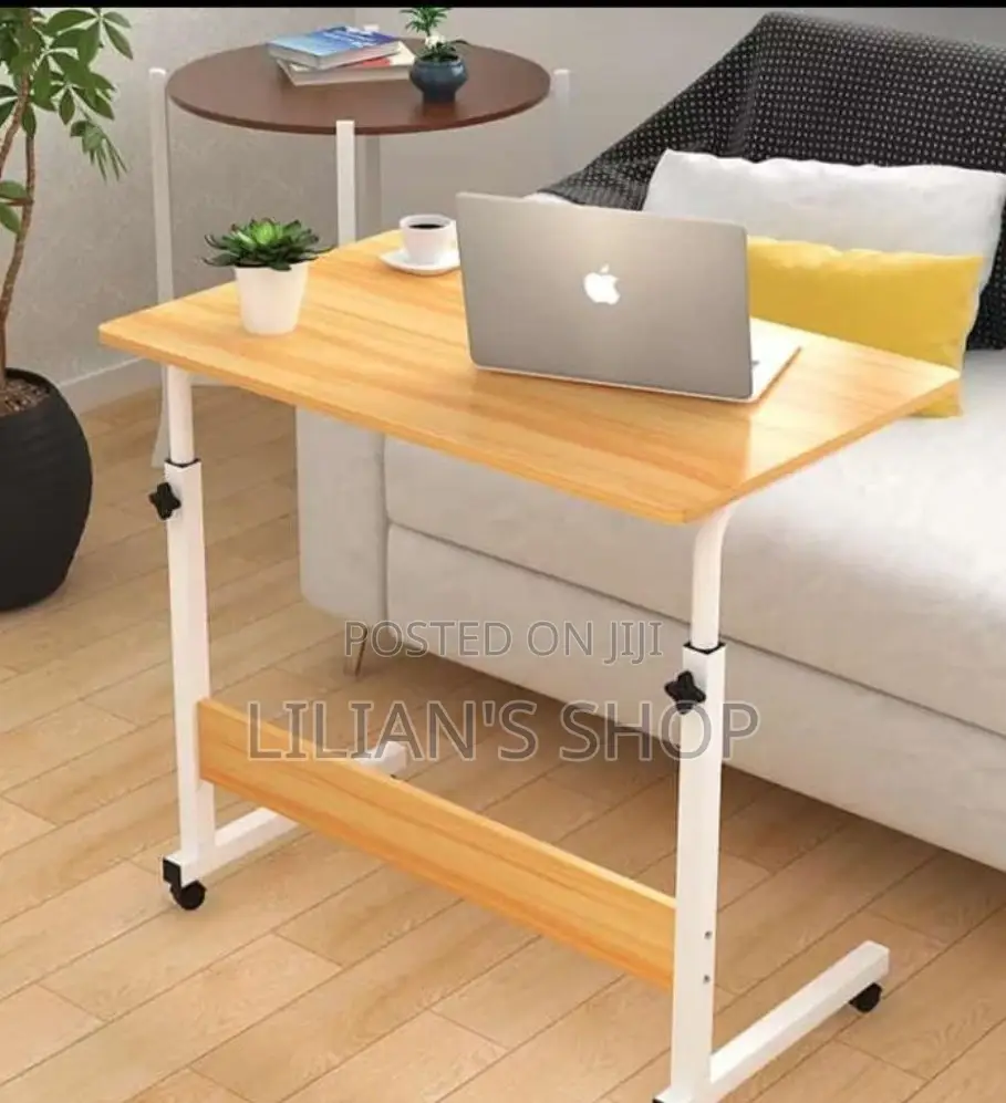 Modern Overbed Laptop Desk/ Table With Wheels