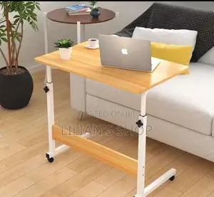 Modern Overbed Laptop Desk/ Table With Wheels