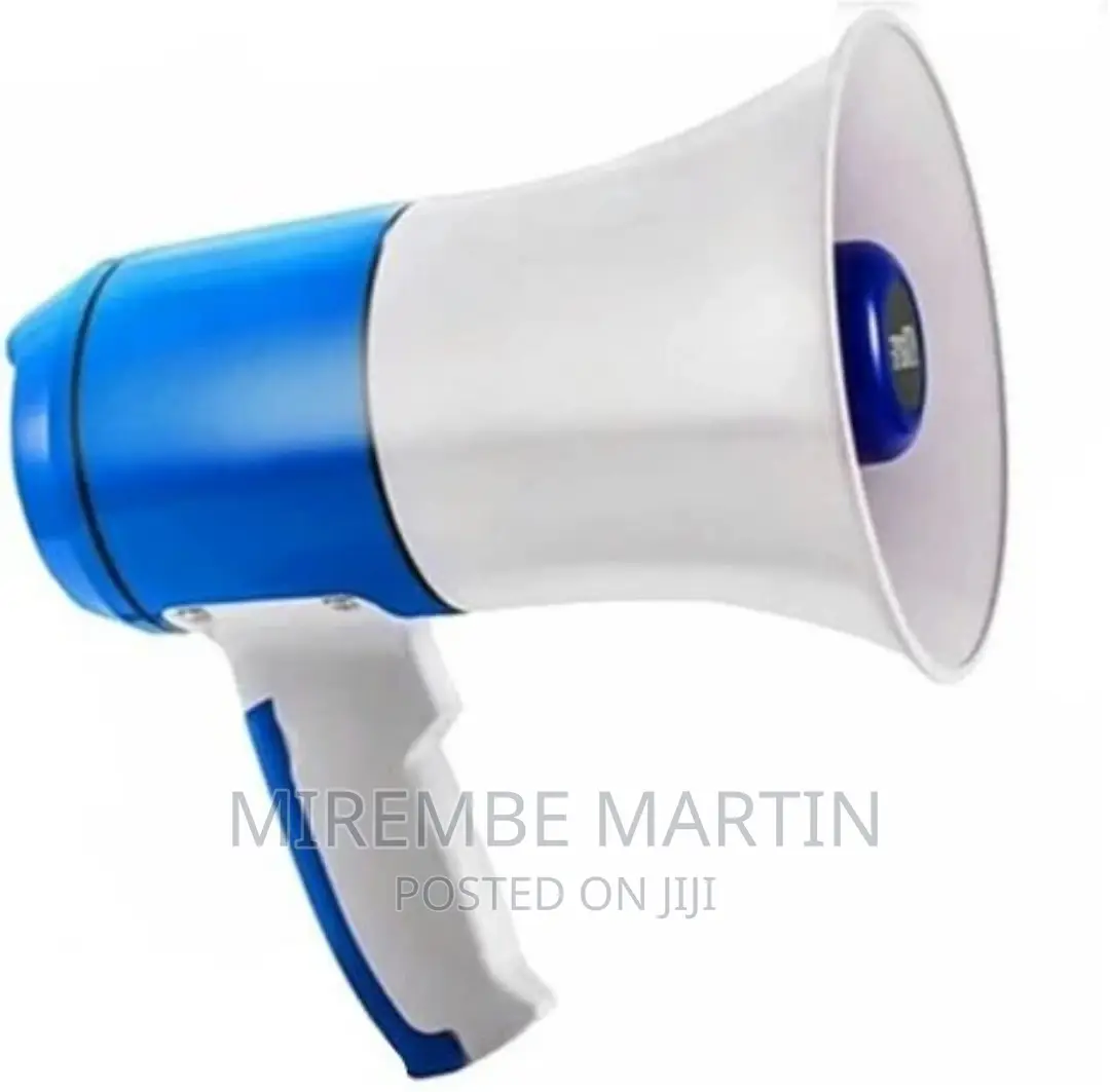 Loudspeaker Megaphone With Recording Reading Advertising