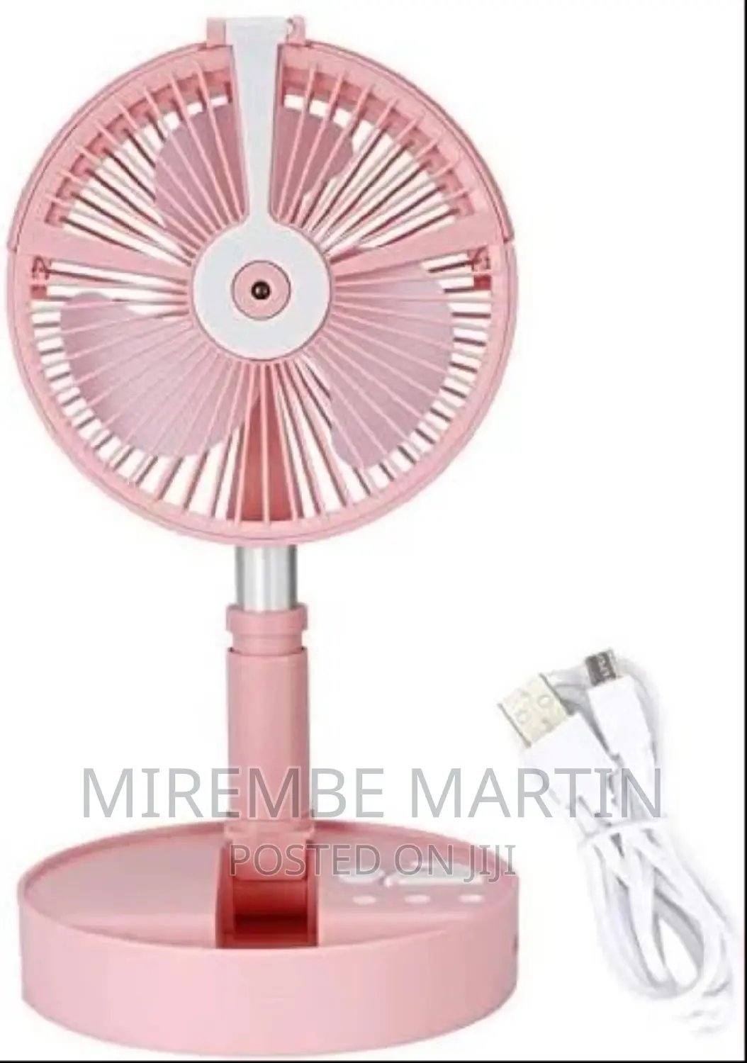 Wireless Portable Folding Rechargeable Telescopic Remote Fan
