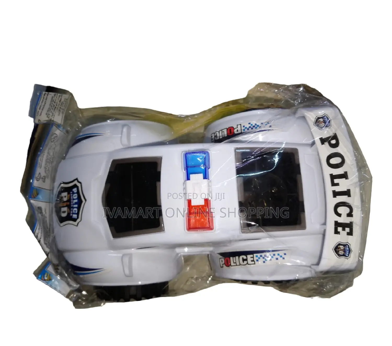 Police Vehicle Toy - No Batteries Required