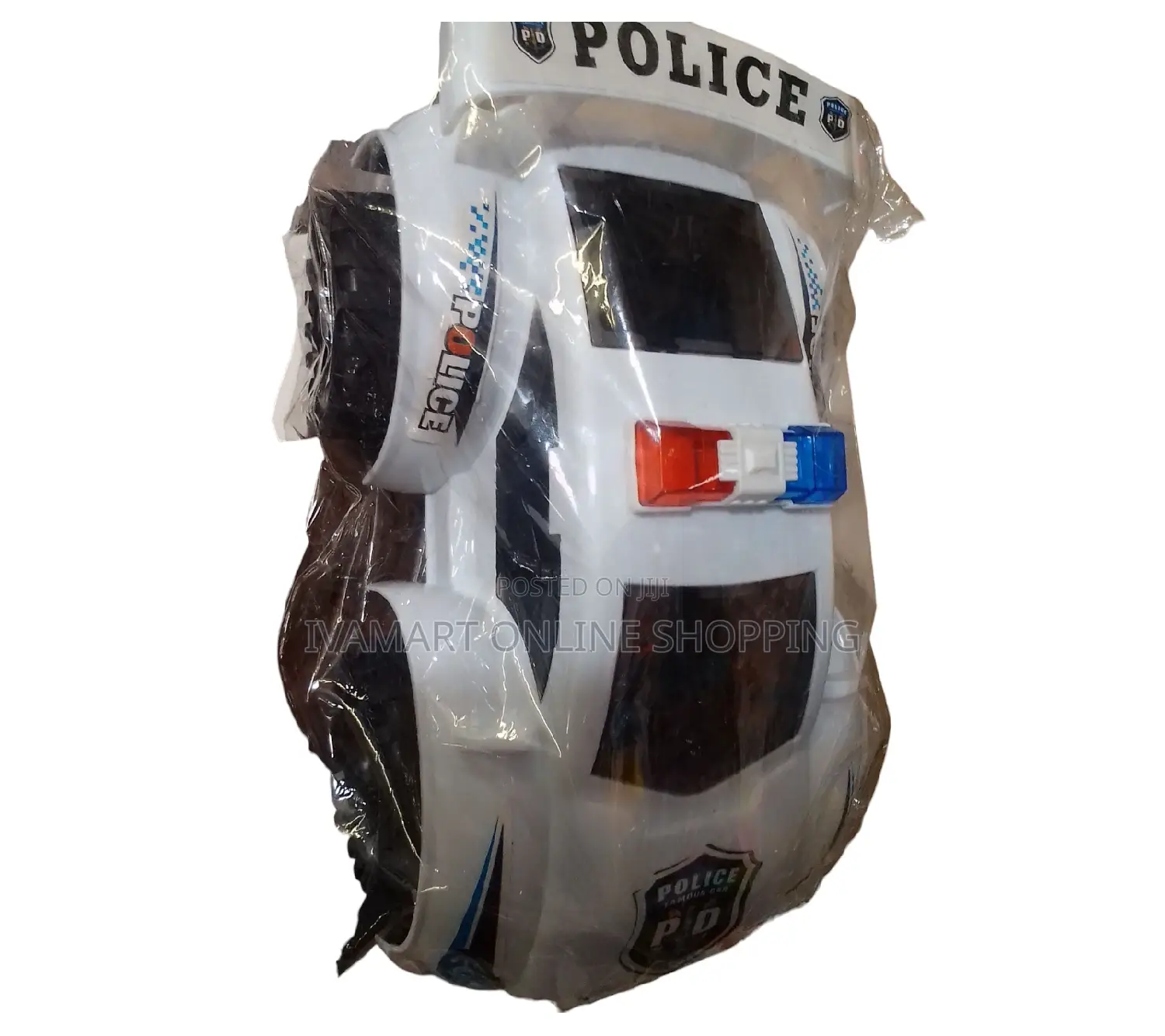 Police Vehicle Toy - No Batteries Required