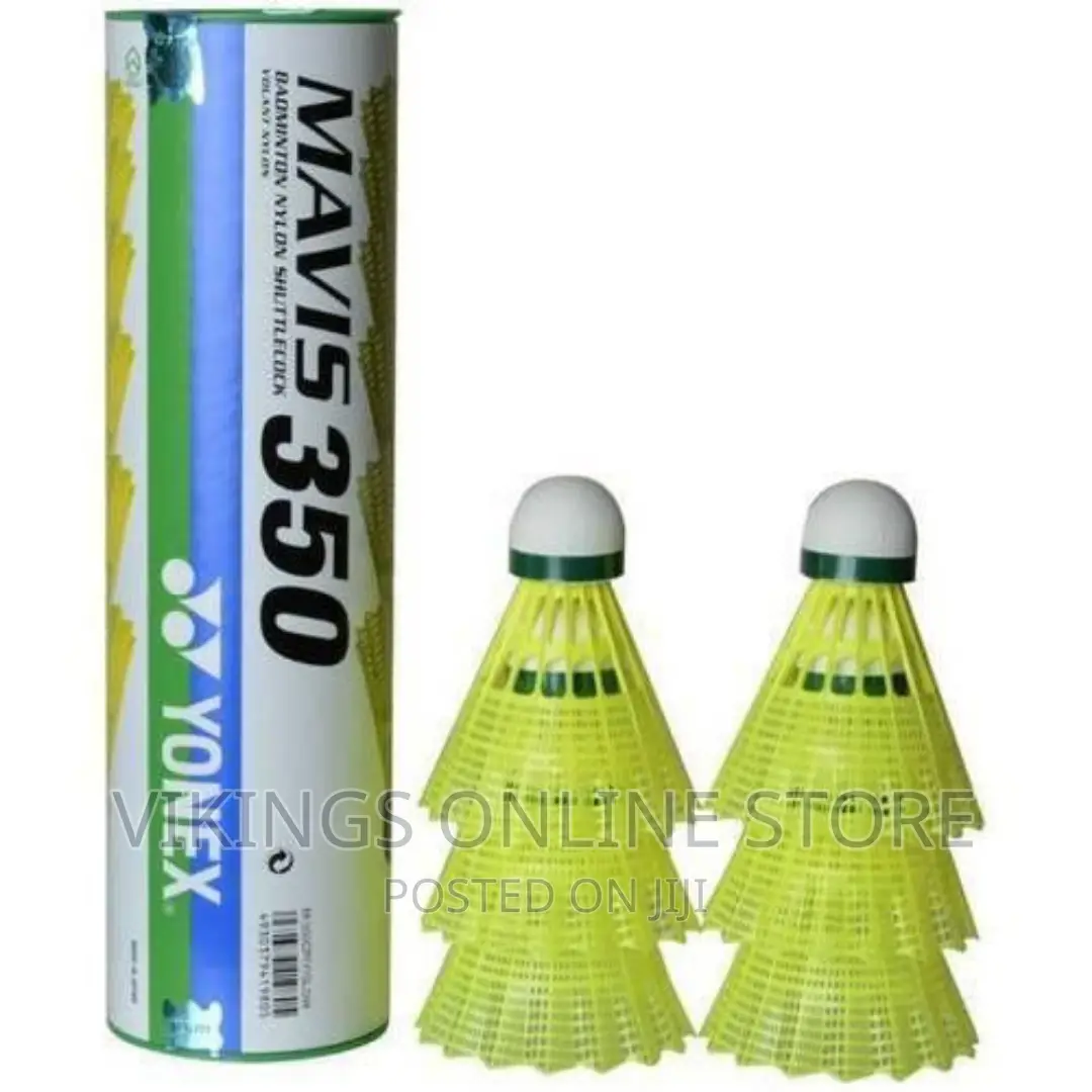 Nylon Badminton Shuttlecock Mavis 300 - Yellow