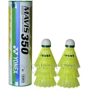 Nylon Badminton Shuttlecock Mavis 300 - Yellow
