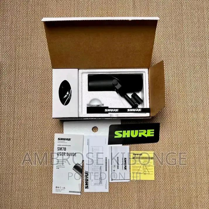 Powerful Sound Quality Shure SM7B Condenser Studio Microphon