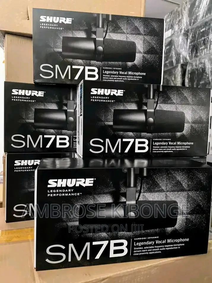 Powerful Sound Quality Shure SM7B Condenser Studio Microphon