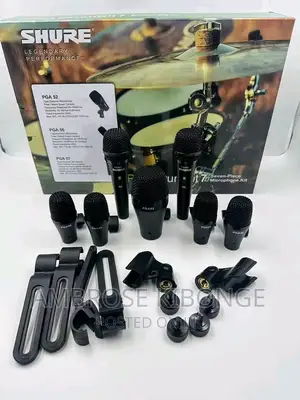 Clear Sound Shure PGA DMK-XLR Drum Kit 7 Pieces Microphones.