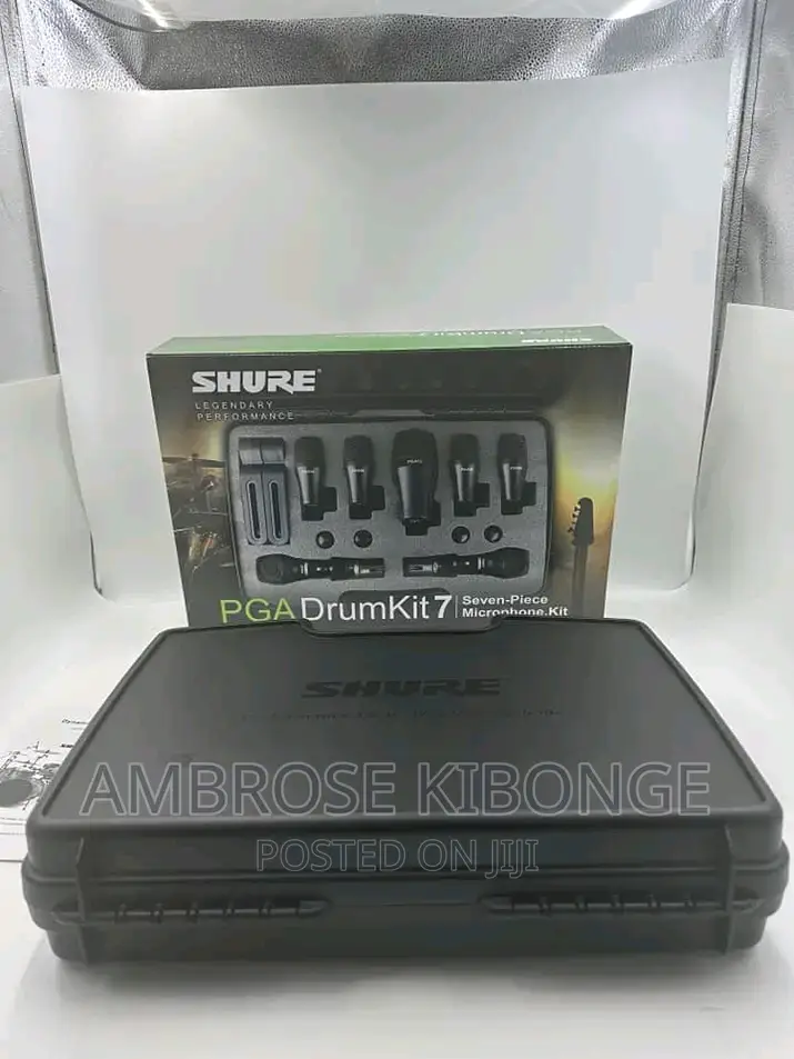 Clear Sound Shure PGA DMK-XLR Drum Kit 7 Pieces Microphones.