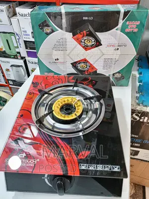 Gas Stove With Glass Top And One Burner
