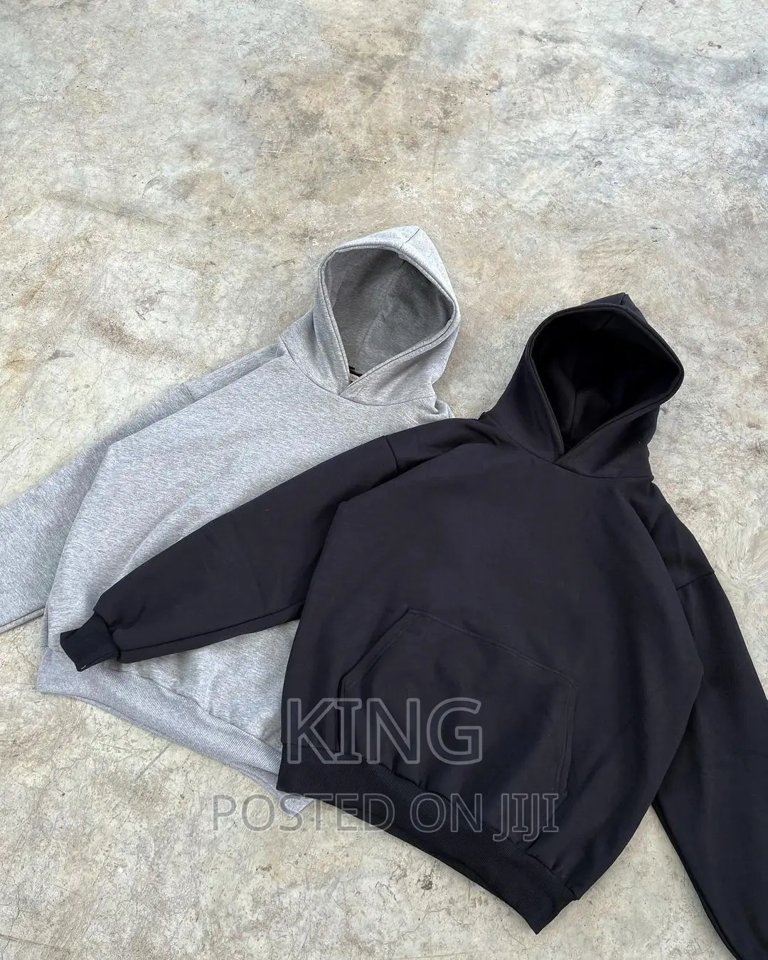 Hoodie Jumper Grey and Black