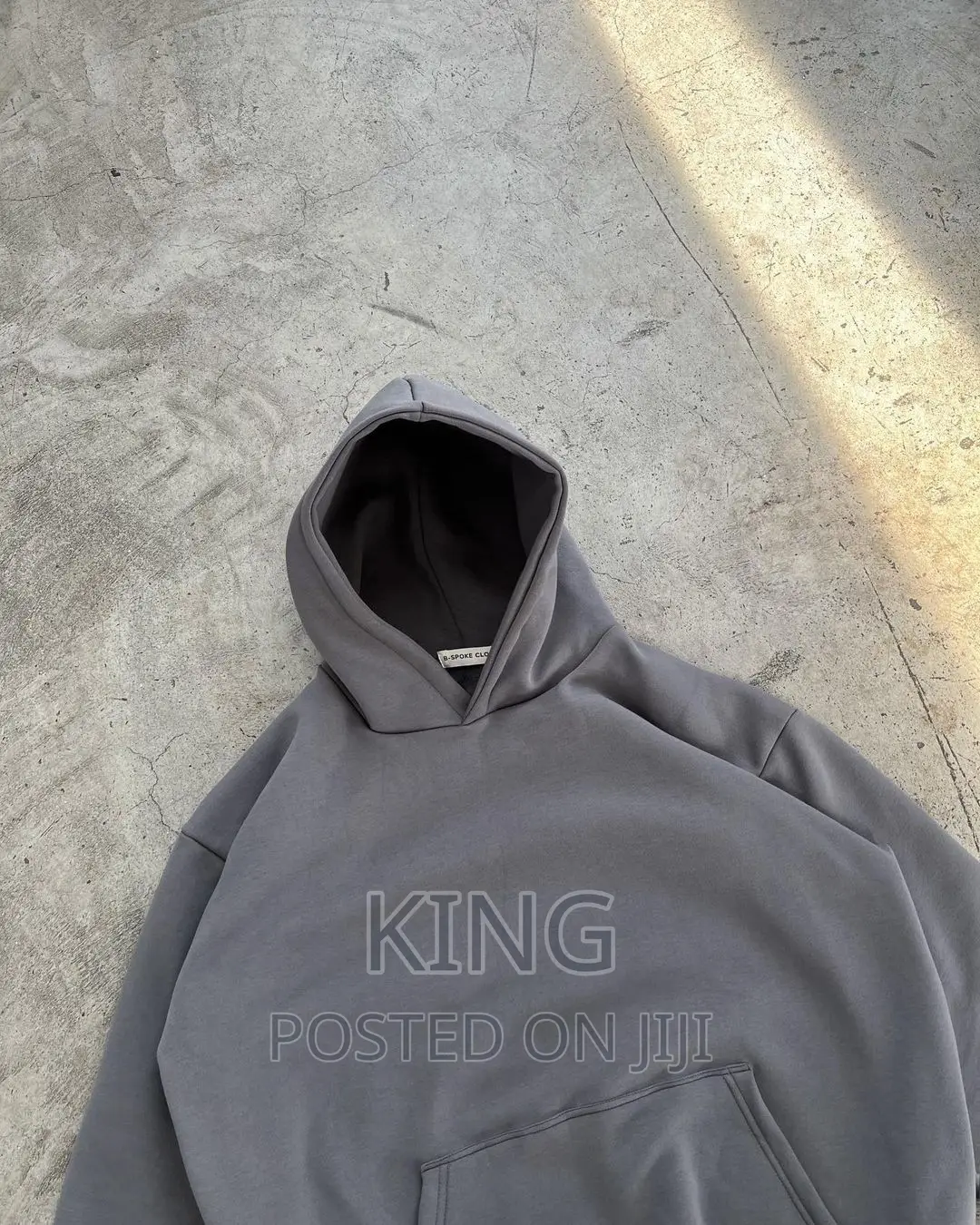 Jumper Hoodie New. Grey