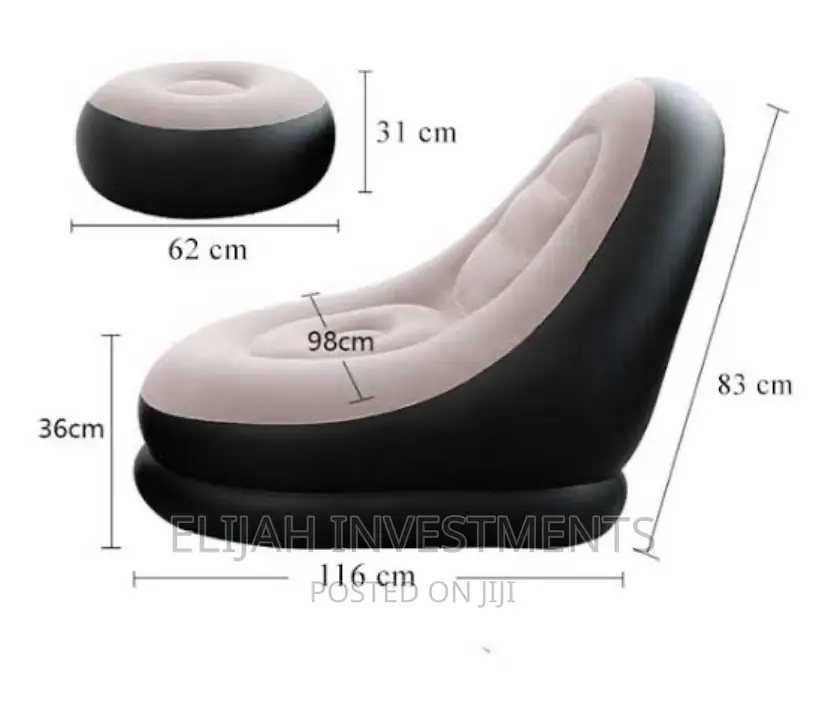 Bestway Comfort Cruiser Inflatable Chair With Ottoman