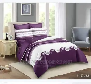 Six by Six Duvet Set/ Bedcover Purple