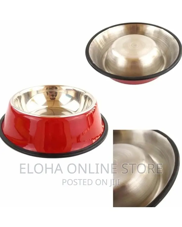 Cat /Dog Metallic Food Bowl