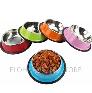 Cat /Dog Metallic Food Bowl