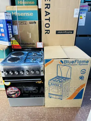Blueflame Cooker 2GAS 2electric 60x60cm Inox Made in Turkey