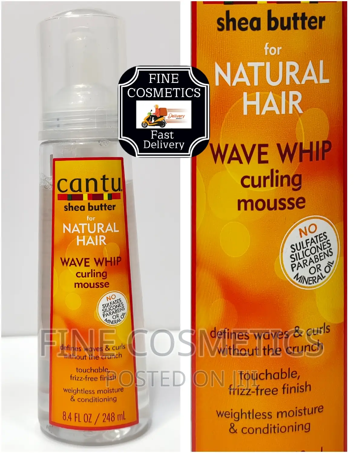 Olive Oil Foam Wrap Set Mousse Cantu Hold and Shine Mousse