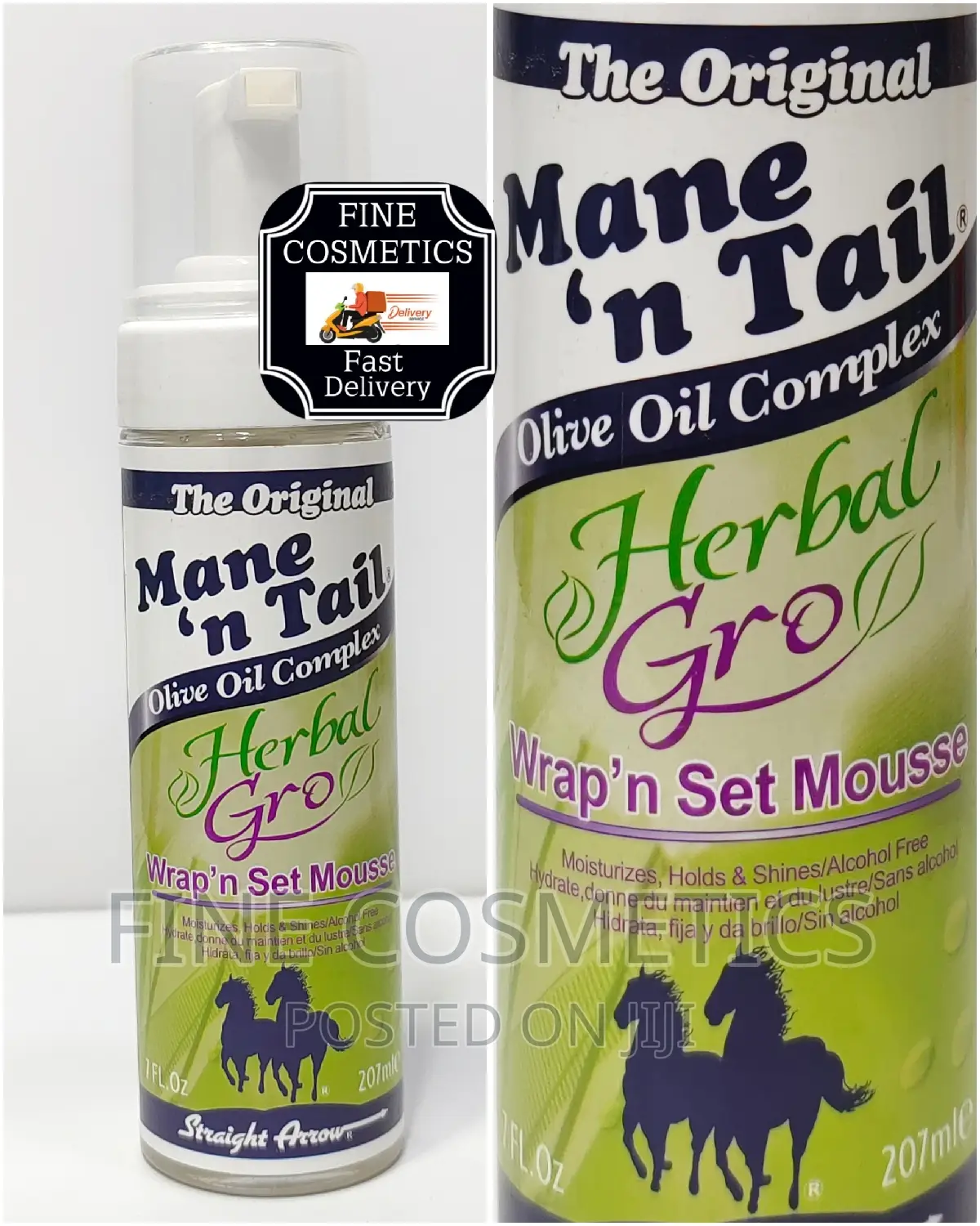 Olive Oil Foam Wrap Set Mousse Cantu Hold and Shine Mousse