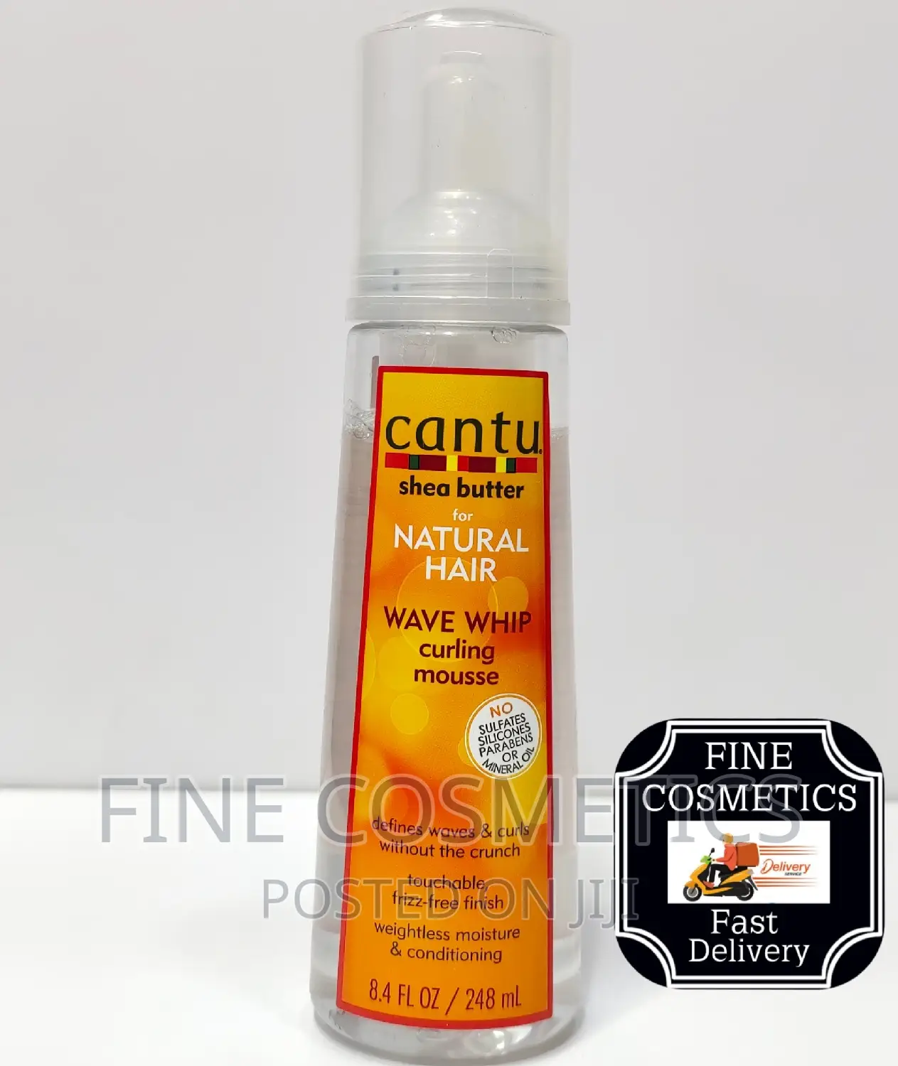 Olive Oil Foam Wrap Set Mousse Cantu Hold and Shine Mousse